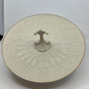 Vinatge Lenox Chateau Serving Tray 12” gold trim USA